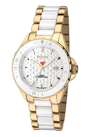 Stainless steel gold on sale watch